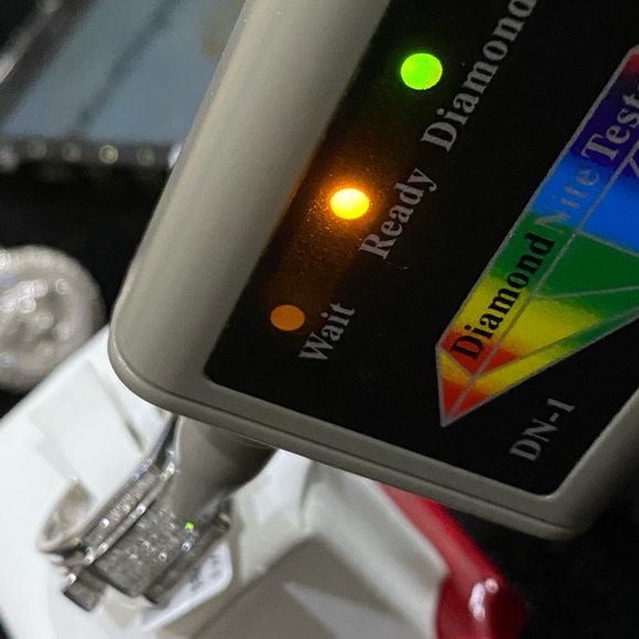 10k white gold vermeil Real Diamond men statement ring NOT CZ NOT MOISSANITE WOW - Picture 4 of 8